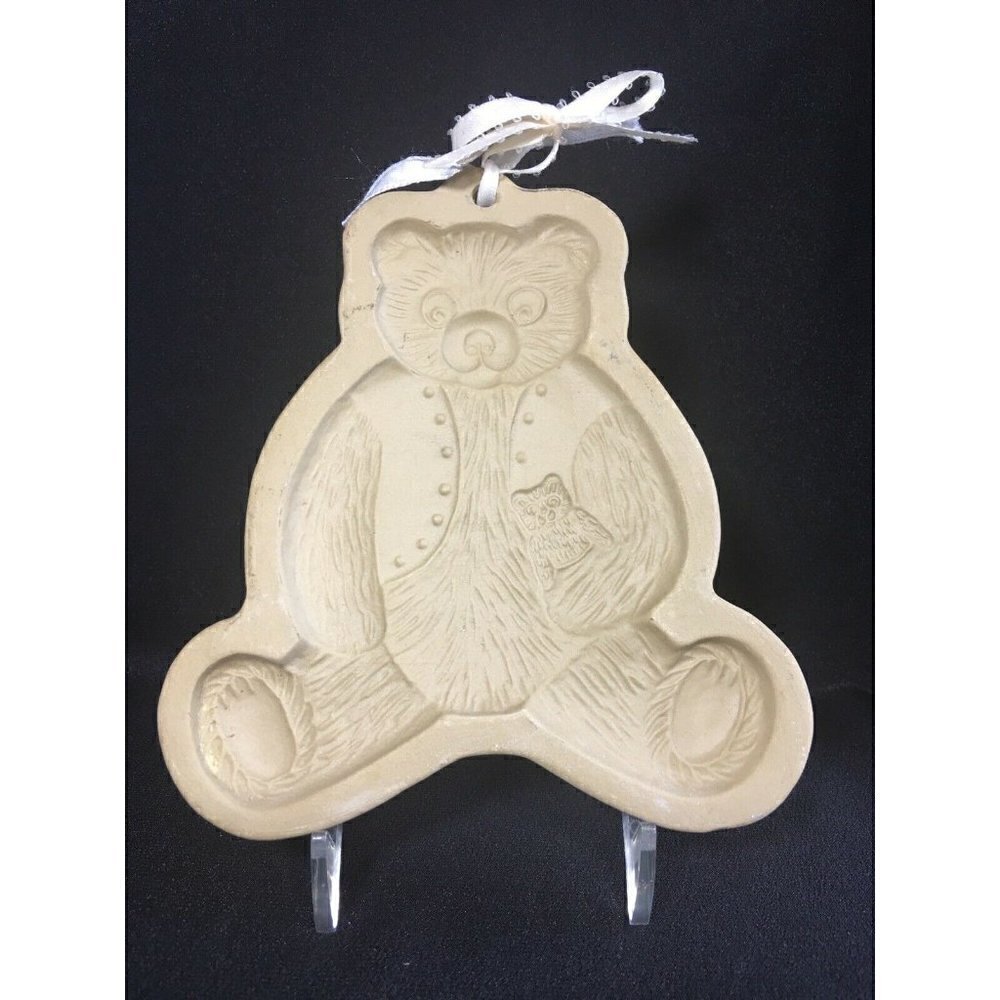 Nice! Brown Bag Cookie Art 1984 Teddy Bear Shape Mold